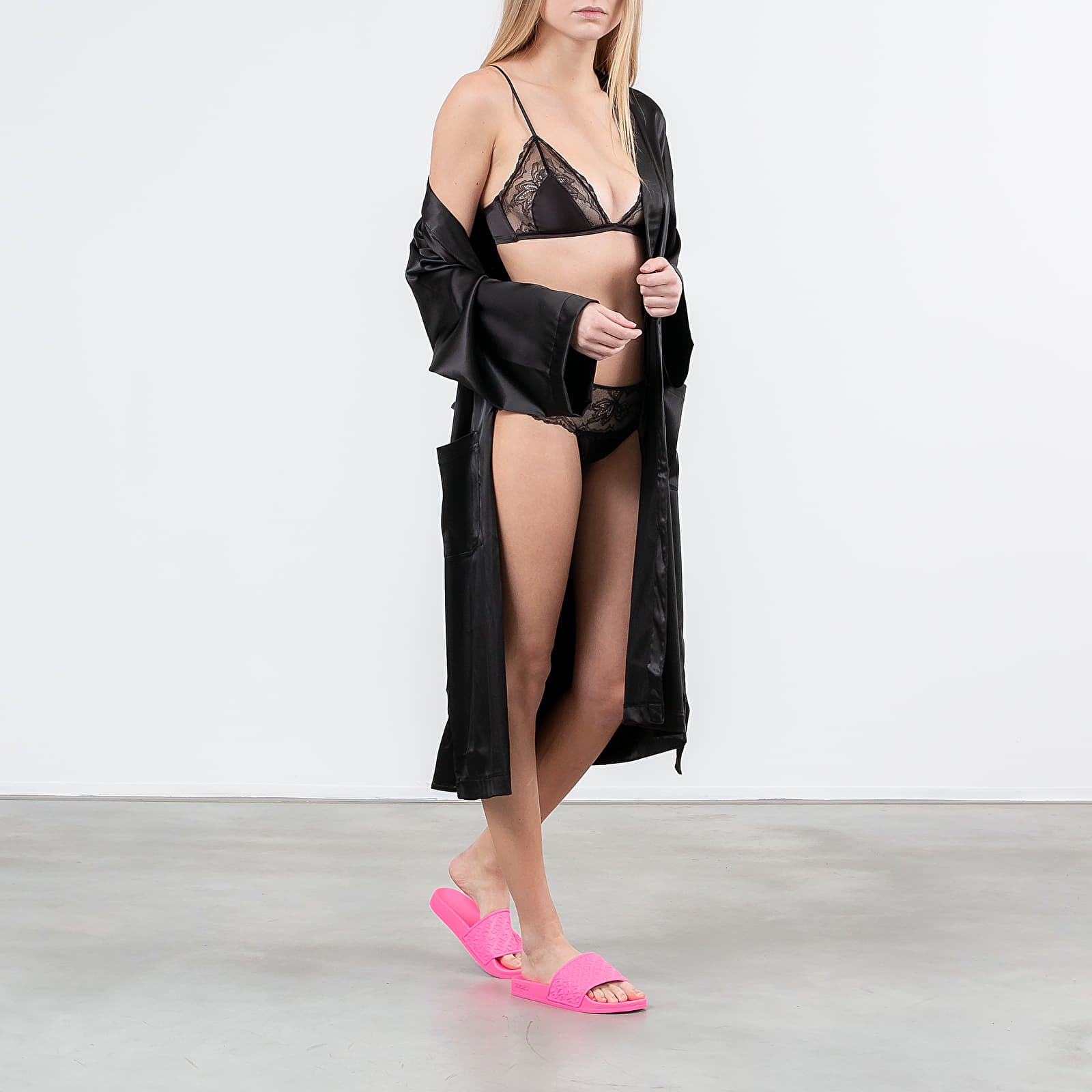 Underwear Lazy OAF Not Today Bathrobe Black