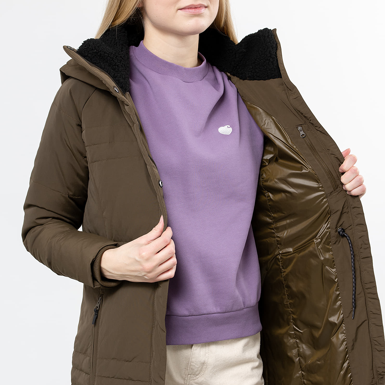 Coats Columbia Ruby Falls Down Long Jacket Olive Green