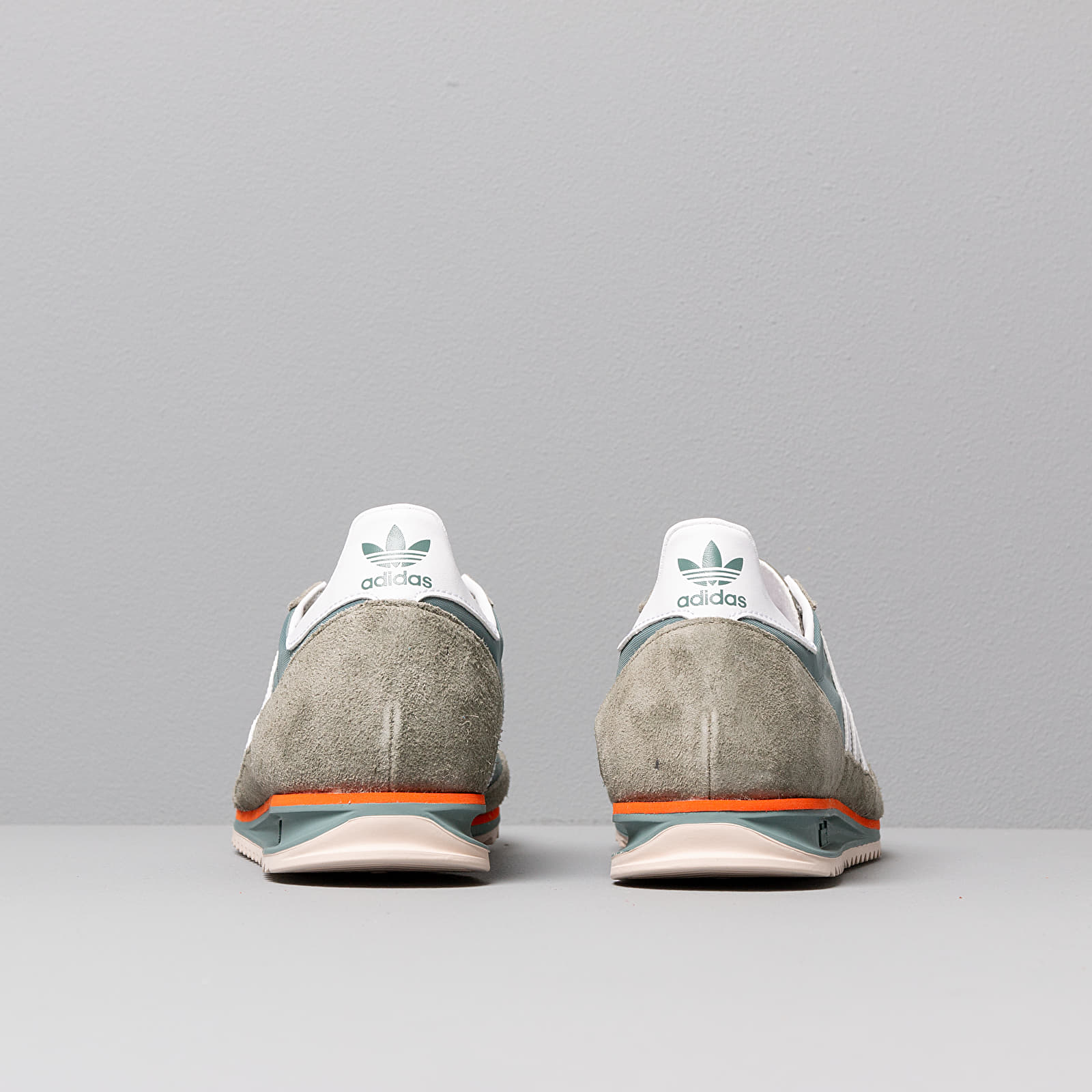 Men's shoes adidas SL 72 Raw Green/ Ftw White/ Orange