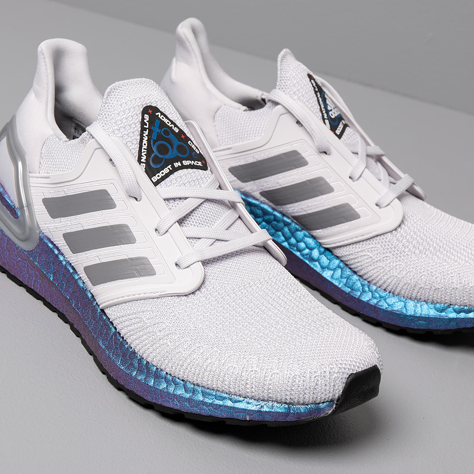 Men's shoes adidas UltraBOOST 20 Dash Grey/ Grey Three/ Blue Vime