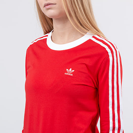 Red adidas long store sleeve