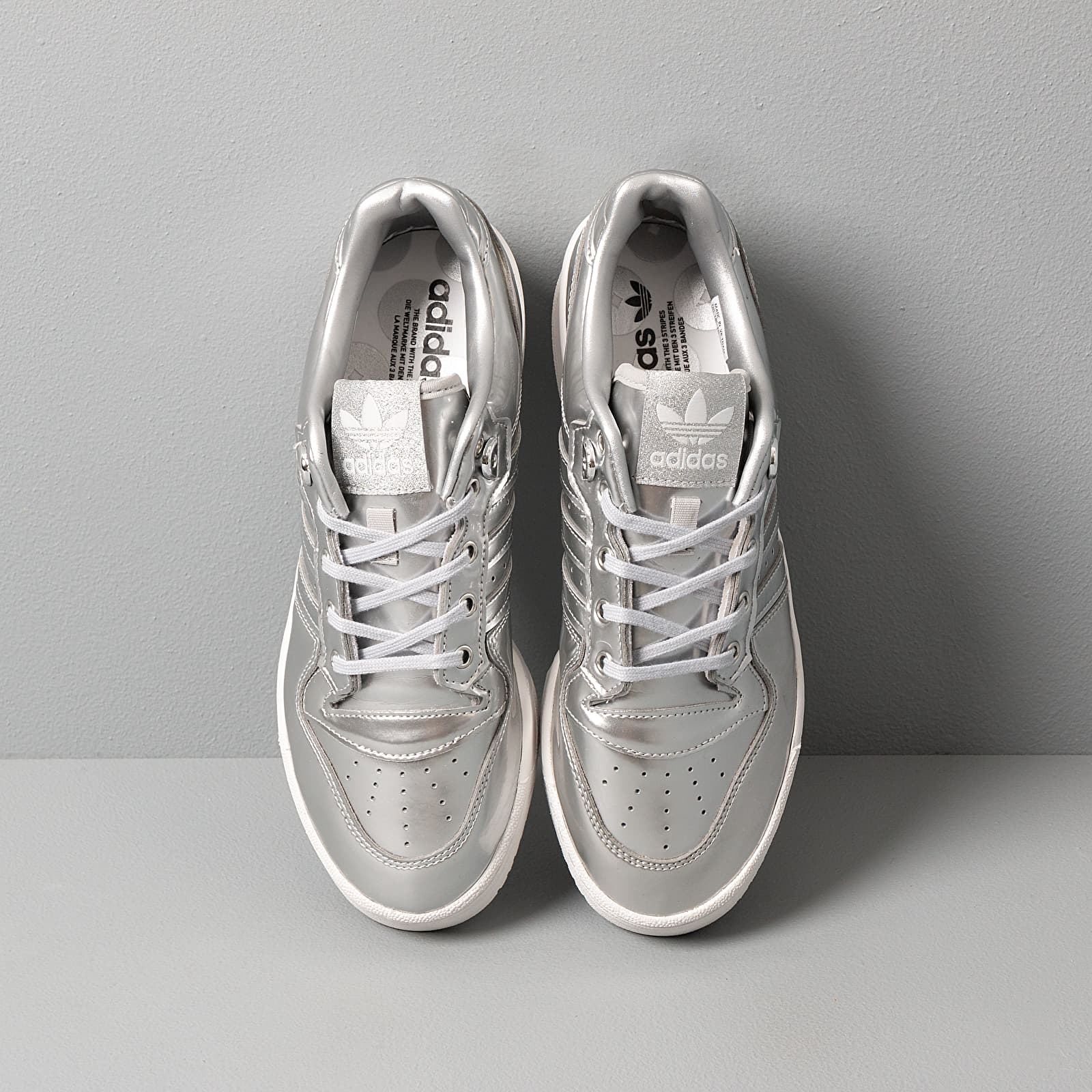 Herresko adidas Rivalry Low Silver Metalic/ Silver Metalic/ Crystal White