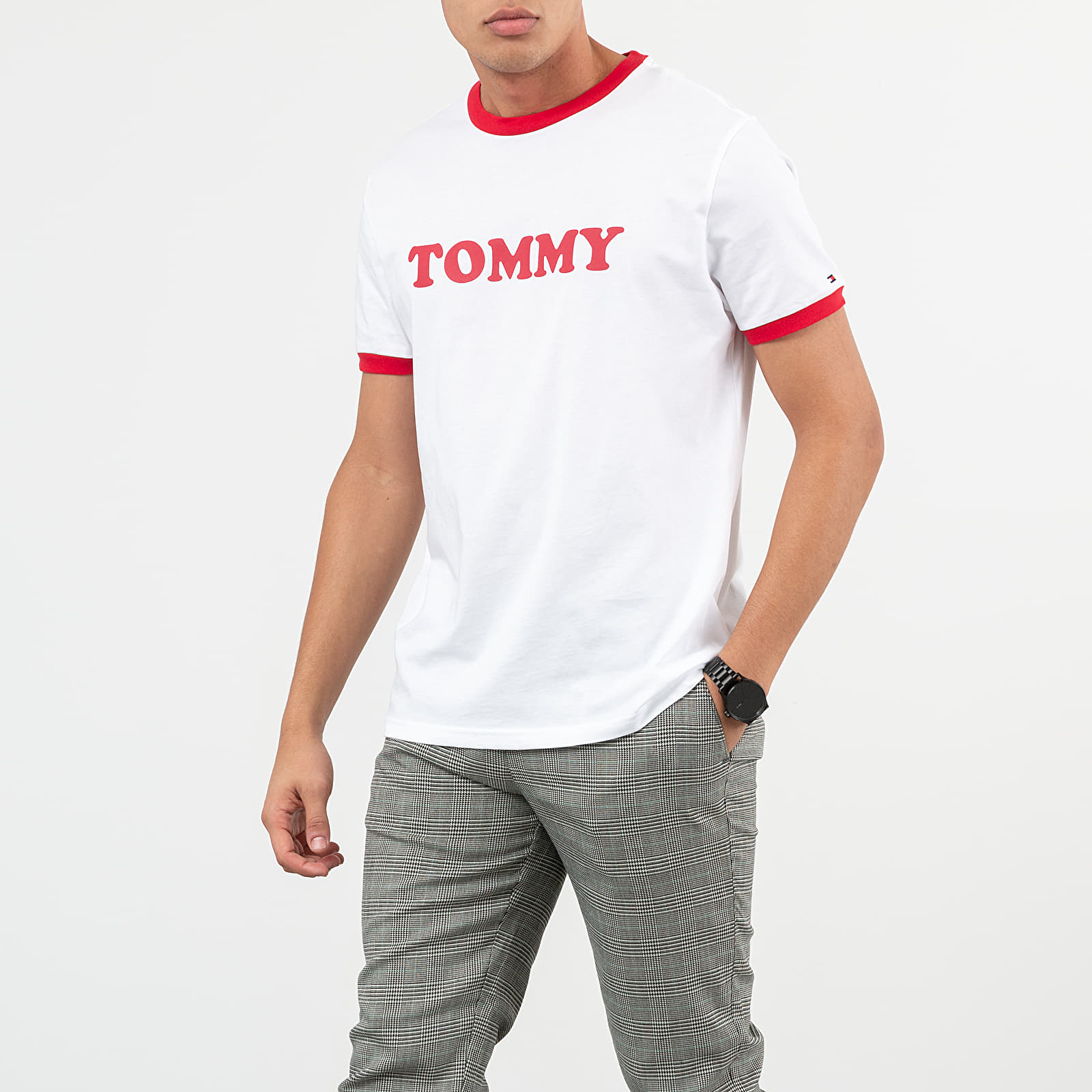 Tričká Tommy Hilfiger Tee Logo White