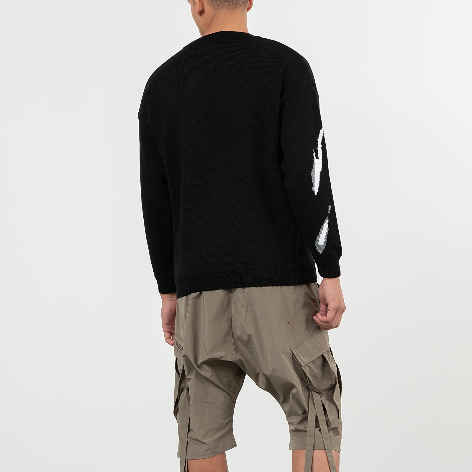 Swetry LIFE IS PORNO xxx Footshop Sweater Black