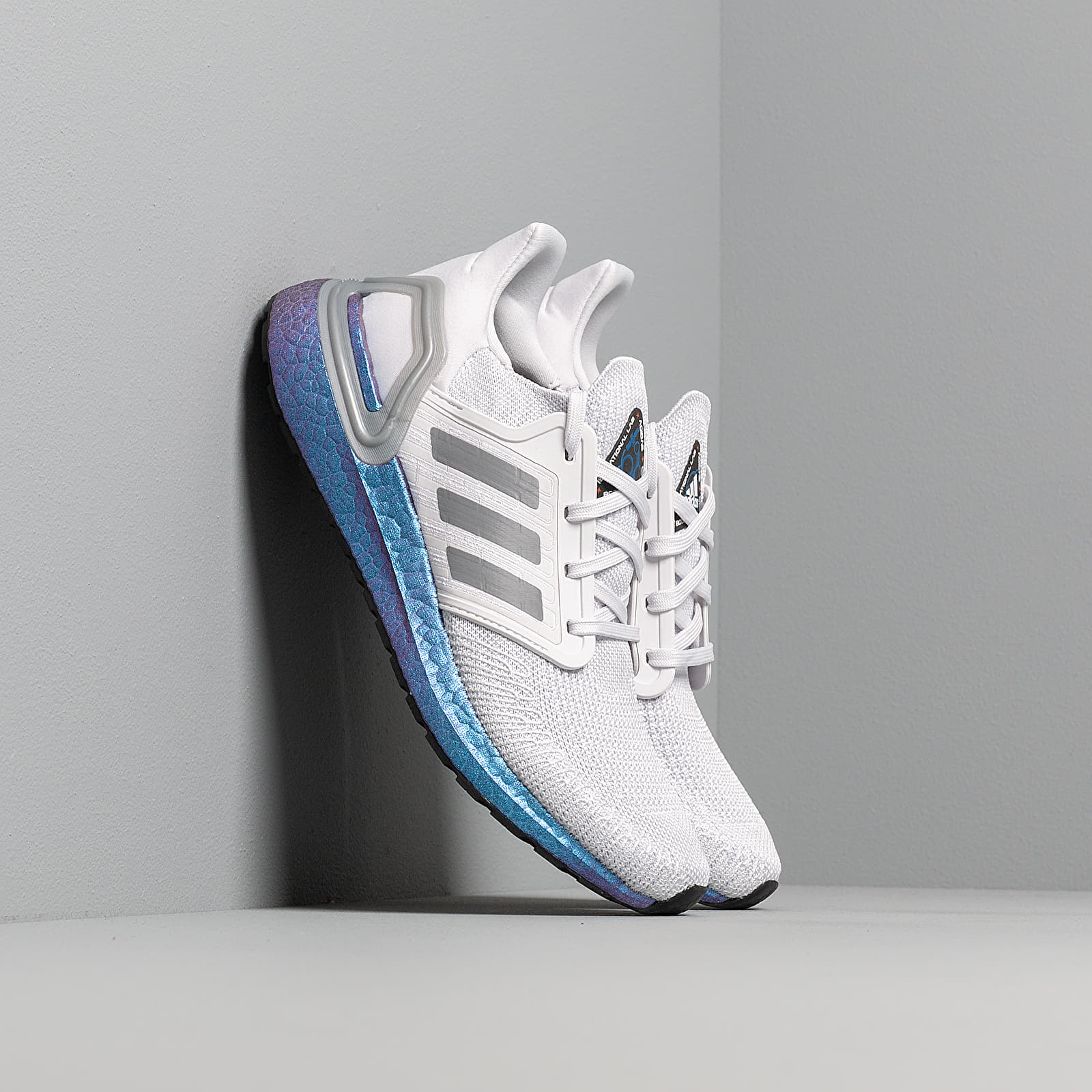 Ultra boost hotsell grey and blue