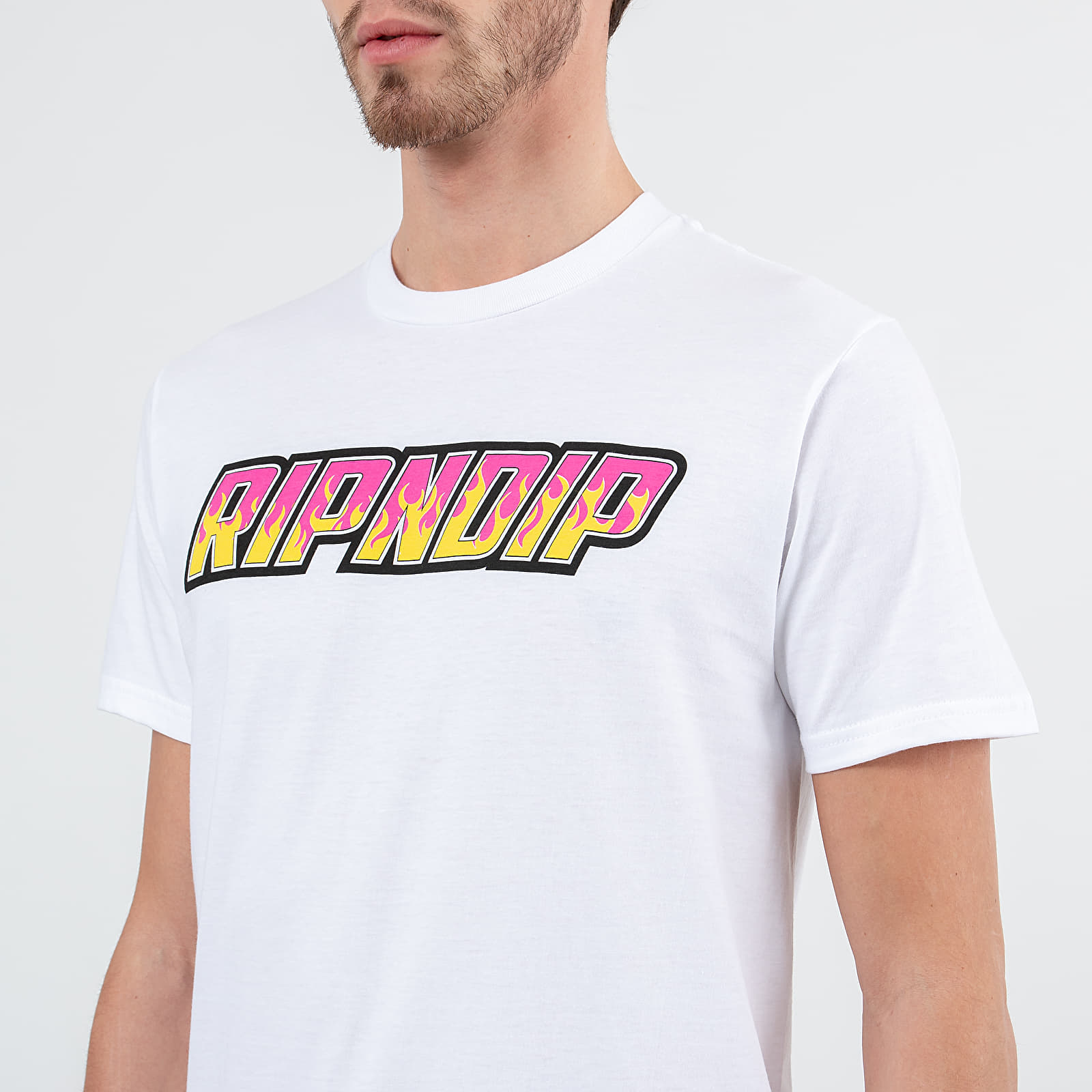 T Shirts RIPNDIP Racing Tee White Footshop