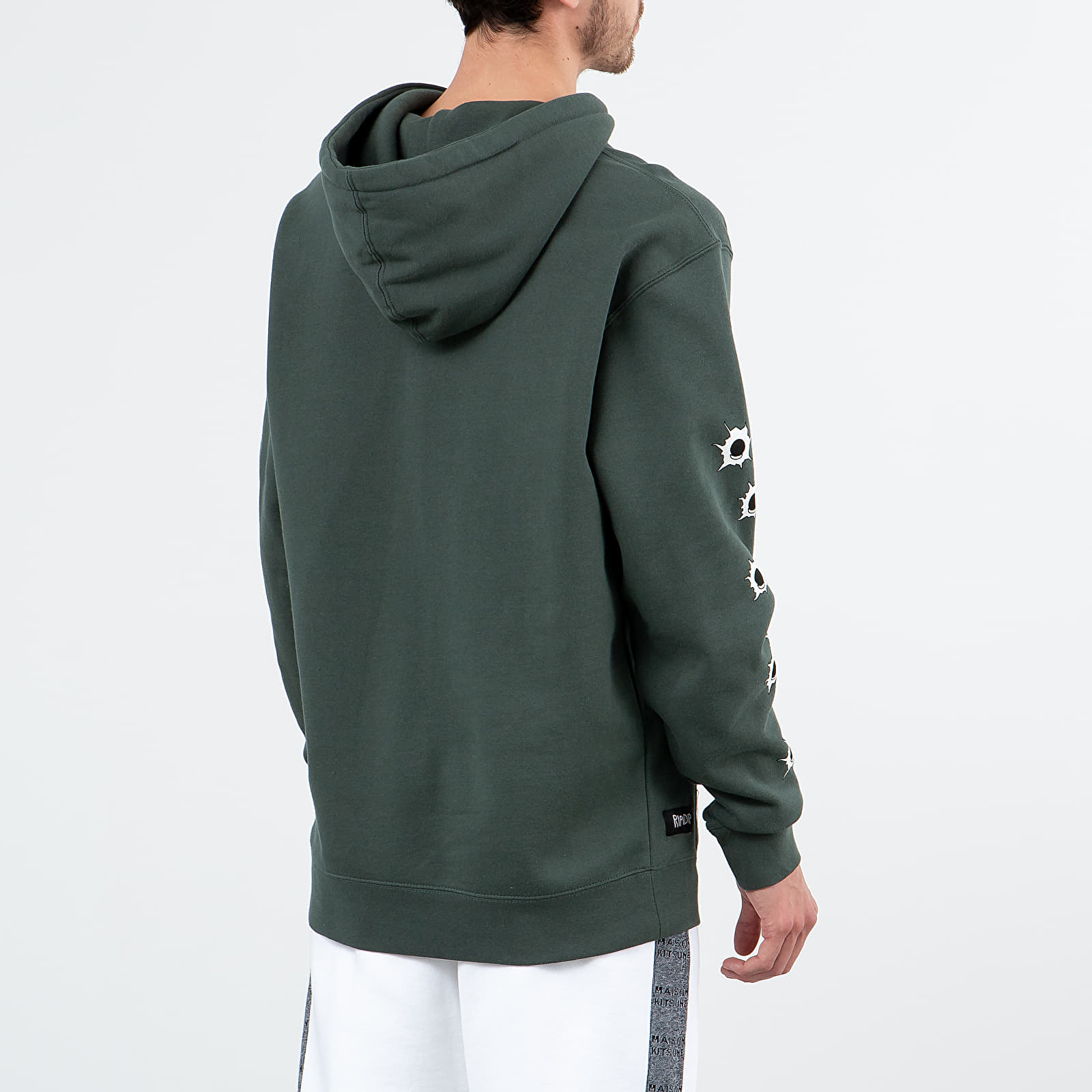 Hoodies en truien RIPNDIP Bullet Proof Hoodie Hunter Green