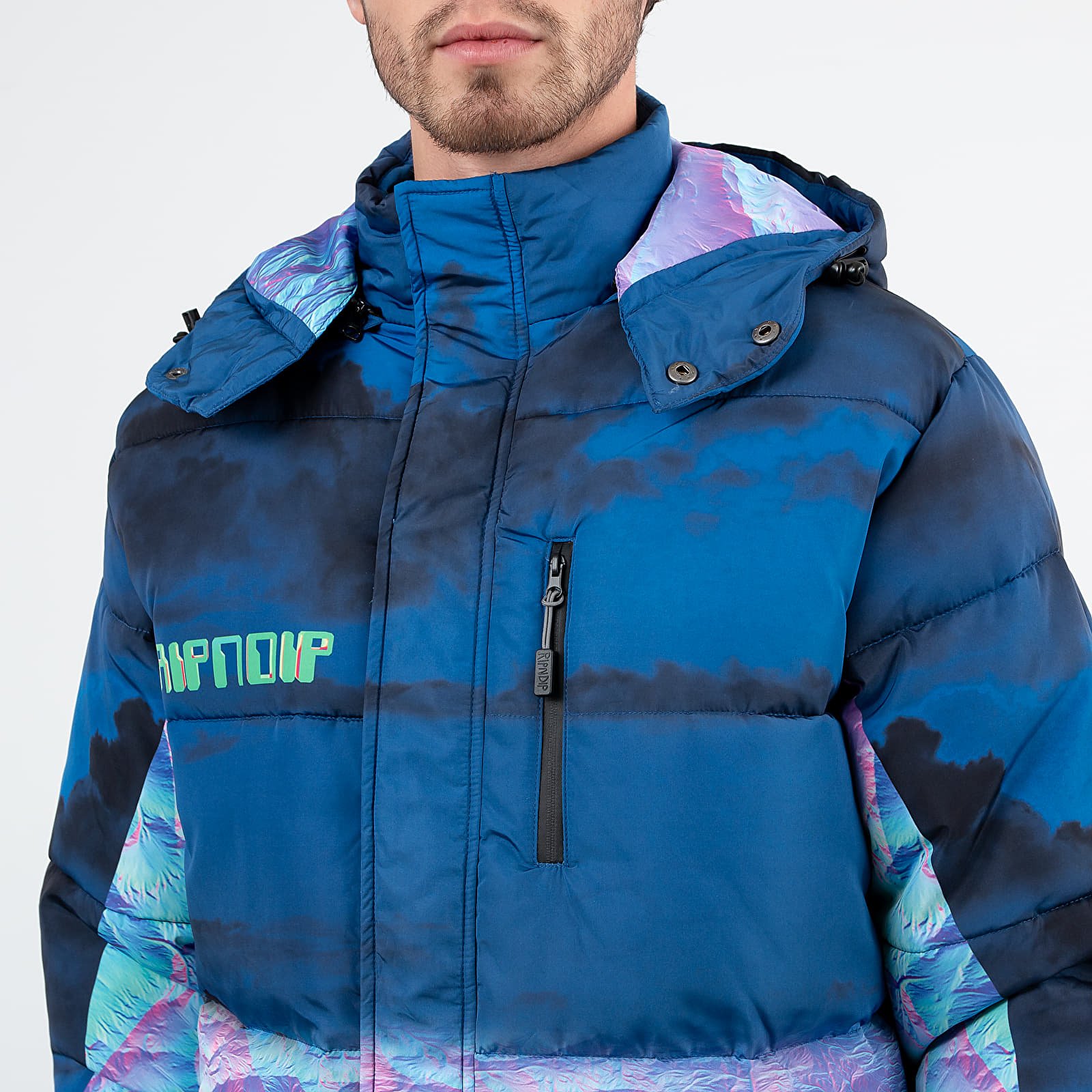 Chaquetas RIPNDIP Thermal Nermal Puffer Jacket Blue