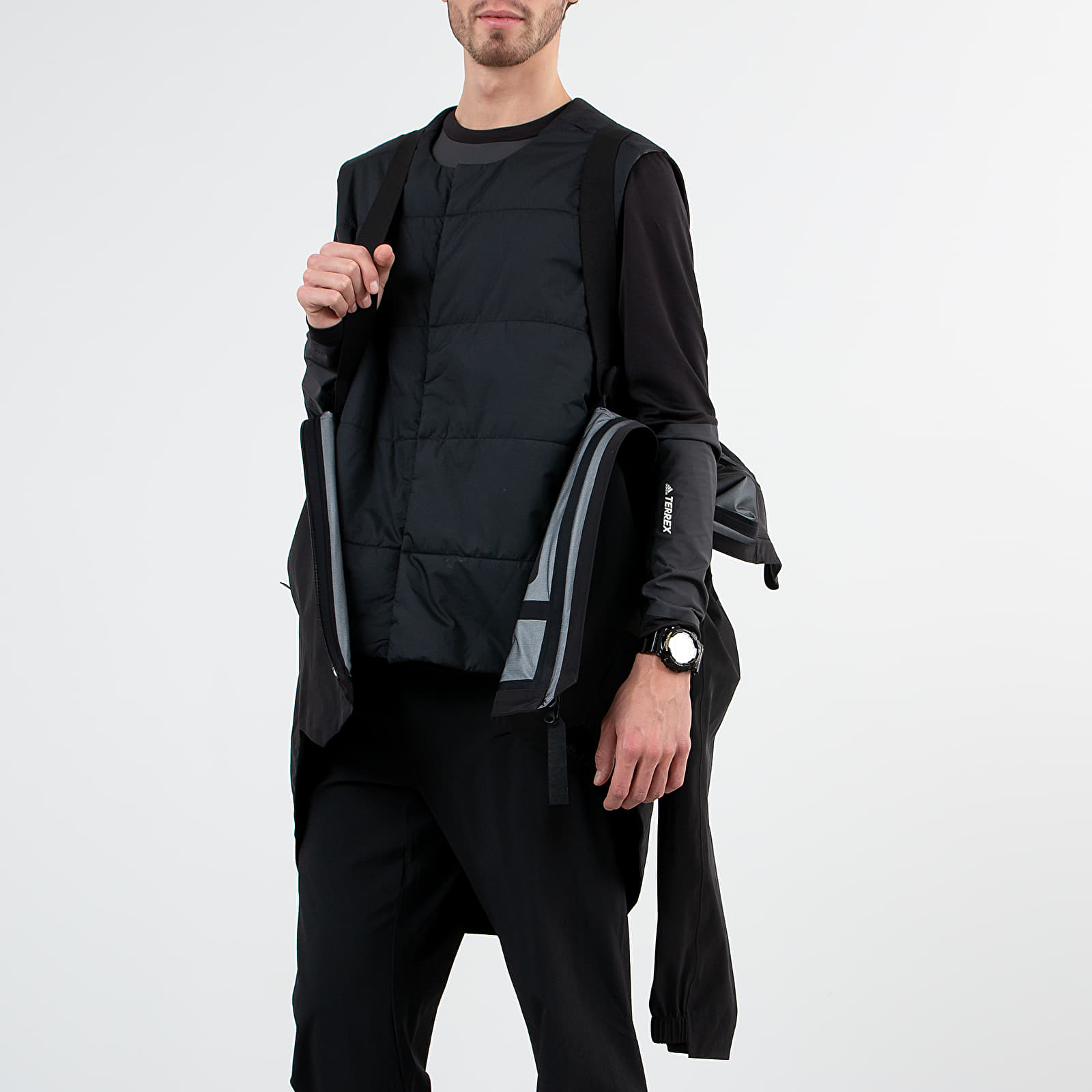 Kurtki adidas Myshelter 3in1 Jacket Black/ Black