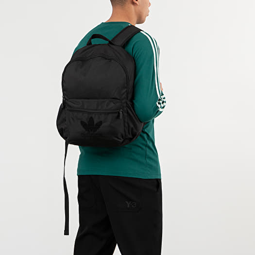 Adidas originals logo backpack in black online