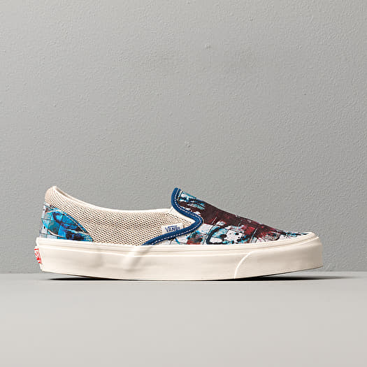 Men s shoes Vans OG Classic Slip On LX Ralph Steadman Checkerboard Footshop