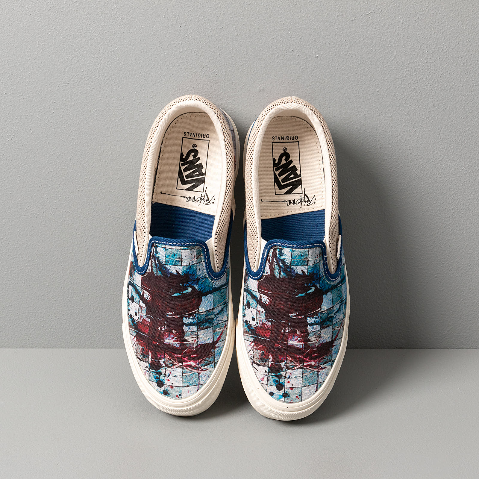 Men's shoes Vans OG Classic Slip-On LX (Ralph Steadman) Checkerboard