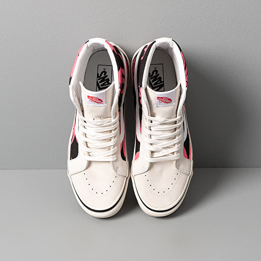 Vans Sk8-Hi 38 Dx (Anaheim Factory) Beige/ Black/ Red Leaves