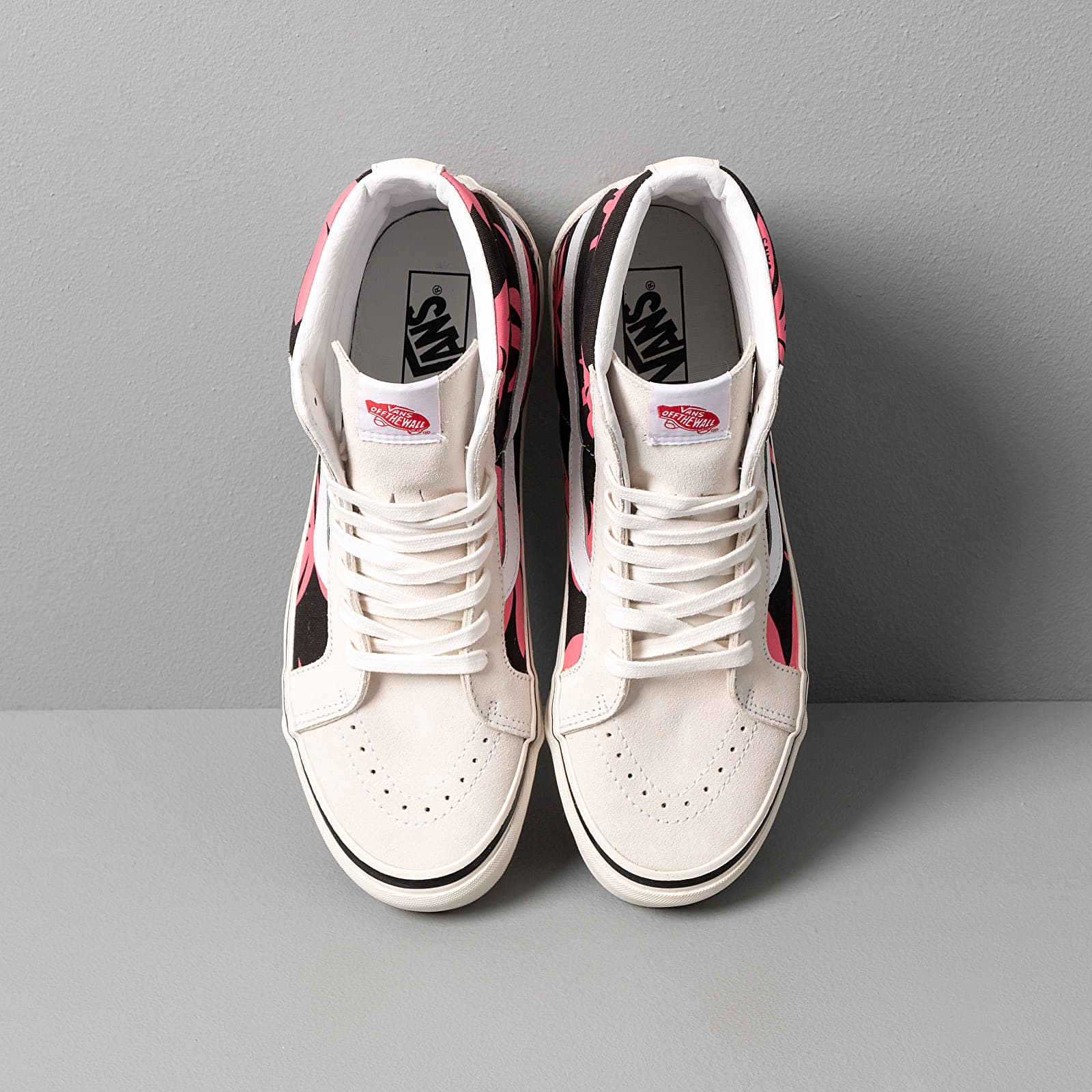 Men's shoes Vans Sk8-Hi 38 Dx (Anaheim Factory) Beige/ Black/ Red Leaves