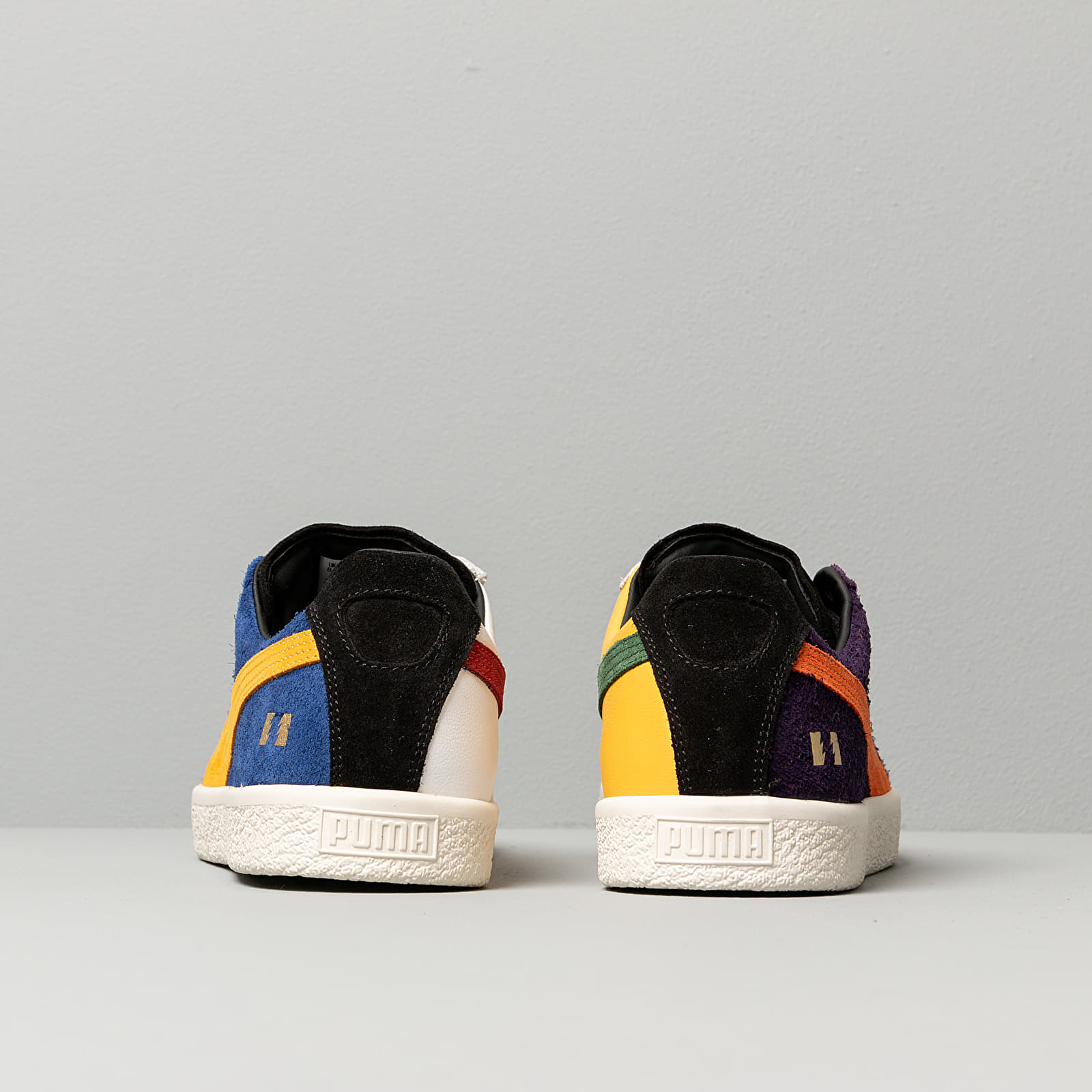 Men s shoes Puma x The Hundreds Clyde Sodalite Blue Spectra Yellow Footshop