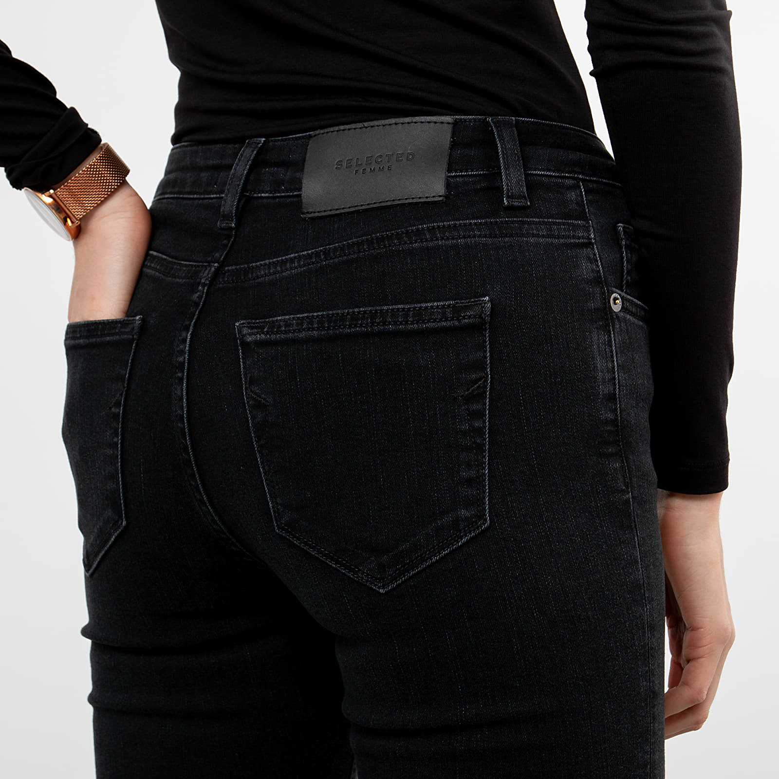 Selected femme sales skinny jeans
