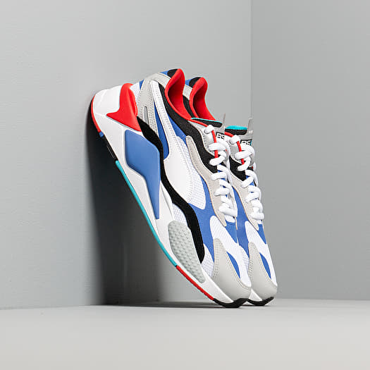 Men s shoes Puma RS X Puzzle Puma White Dazzling Blue Hi Rise Footshop