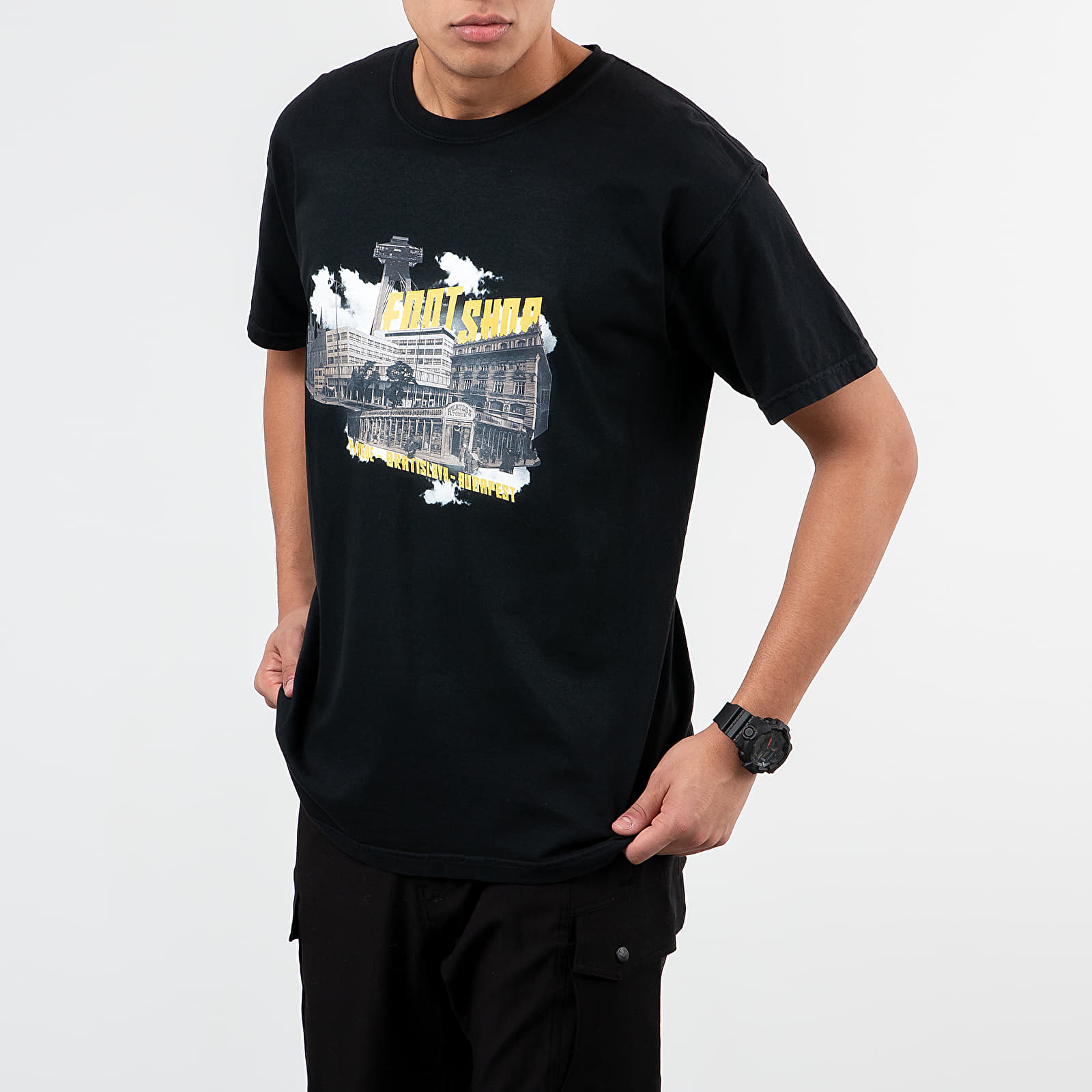 Camisetas Footshop Stores & Cities Tee Black