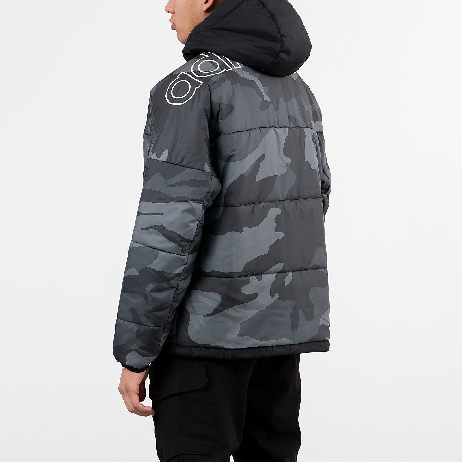 Adidas grey camo jacket discount