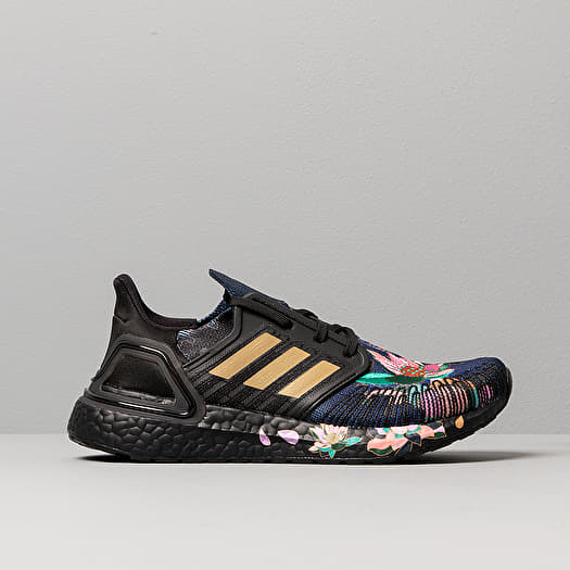 Adidas ultra boost 20 outlet core black gold metallic