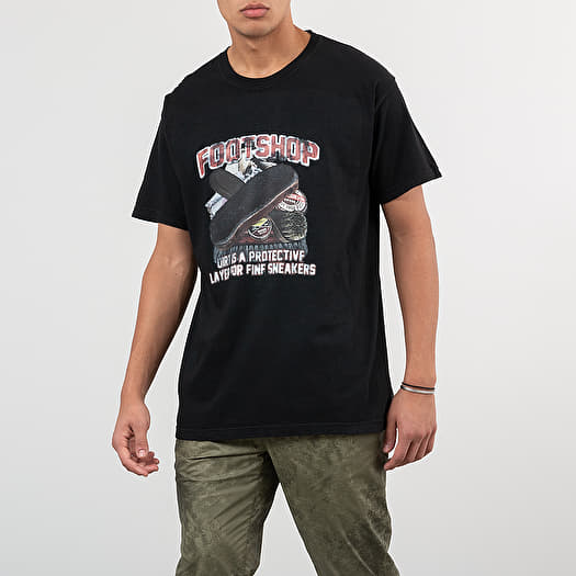 T-shirt Footshop Cleaning Tee Black