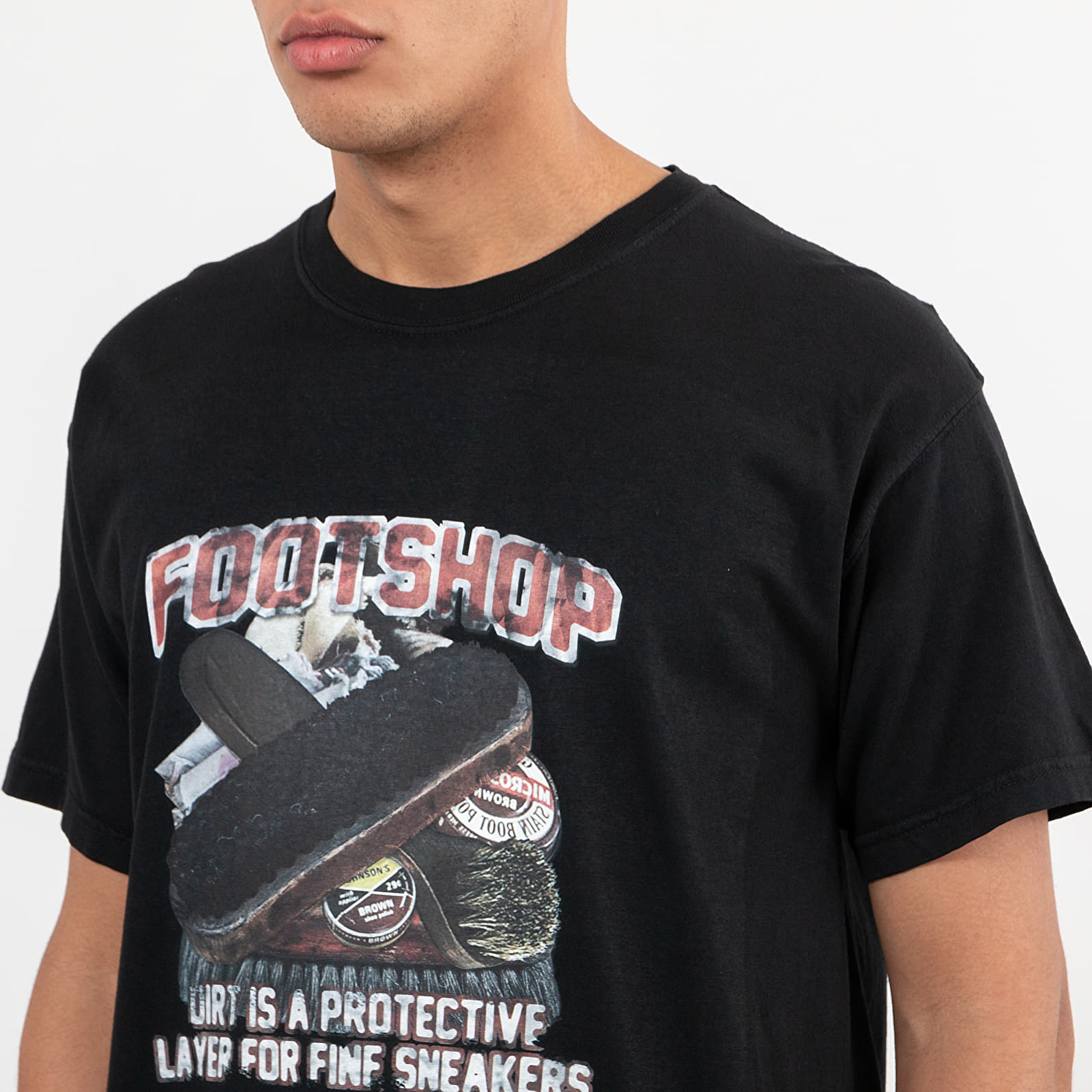 T-shirts Footshop Cleaning Tee Black