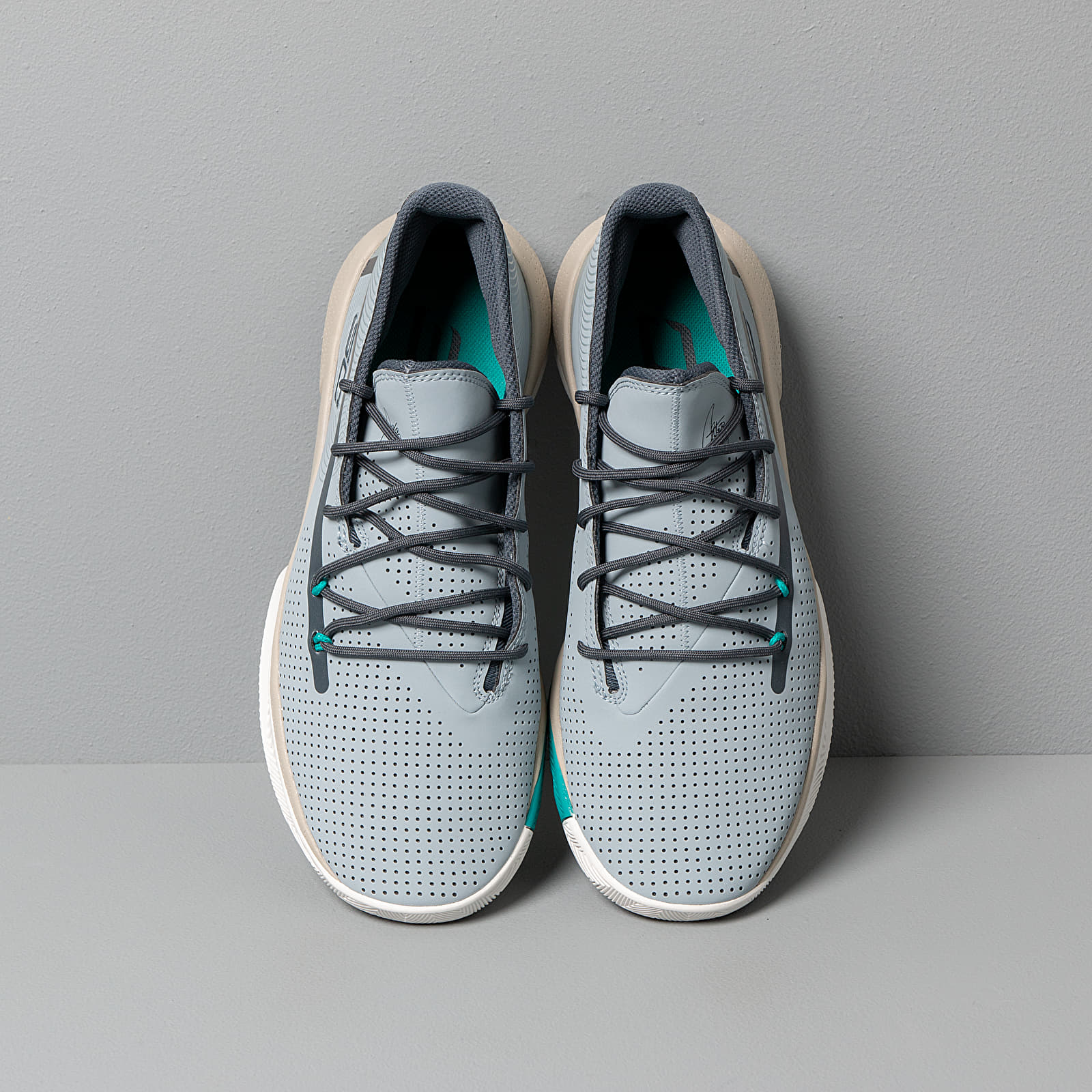 Men s shoes Under Armour SC 3ZER0 III Harbor Blue Khaki Base