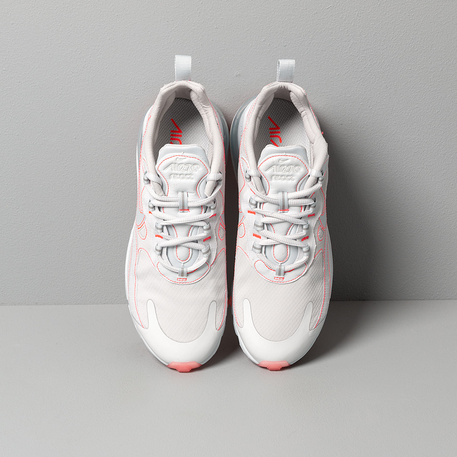 Nike air max 270 react white flash crimson new arrivals
