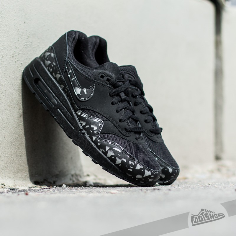 Damen Sneaker und Schuhe Nike Air Max 1 FB (GS) Black/ Black-Total Orange