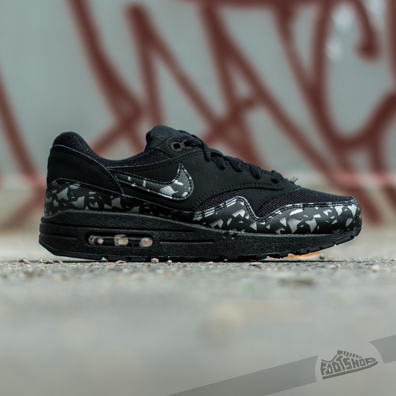 Damen Sneaker und Schuhe Nike Air Max 1 FB (GS) Black/ Black-Total Orange