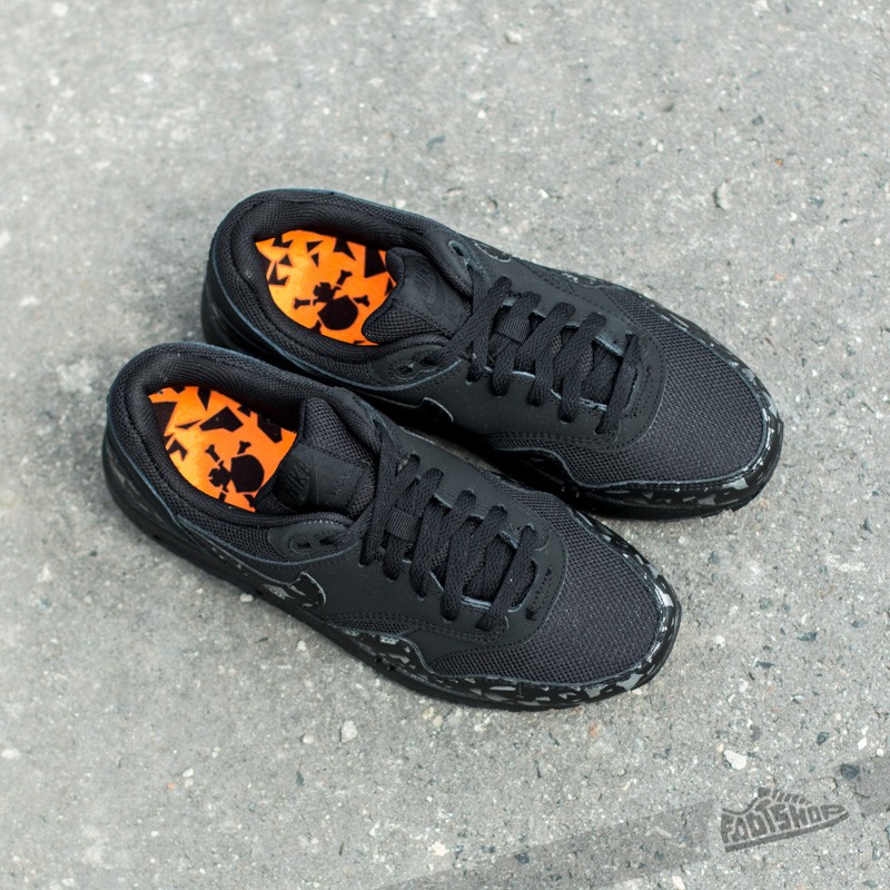 Damen Sneaker und Schuhe Nike Air Max 1 FB (GS) Black/ Black-Total Orange