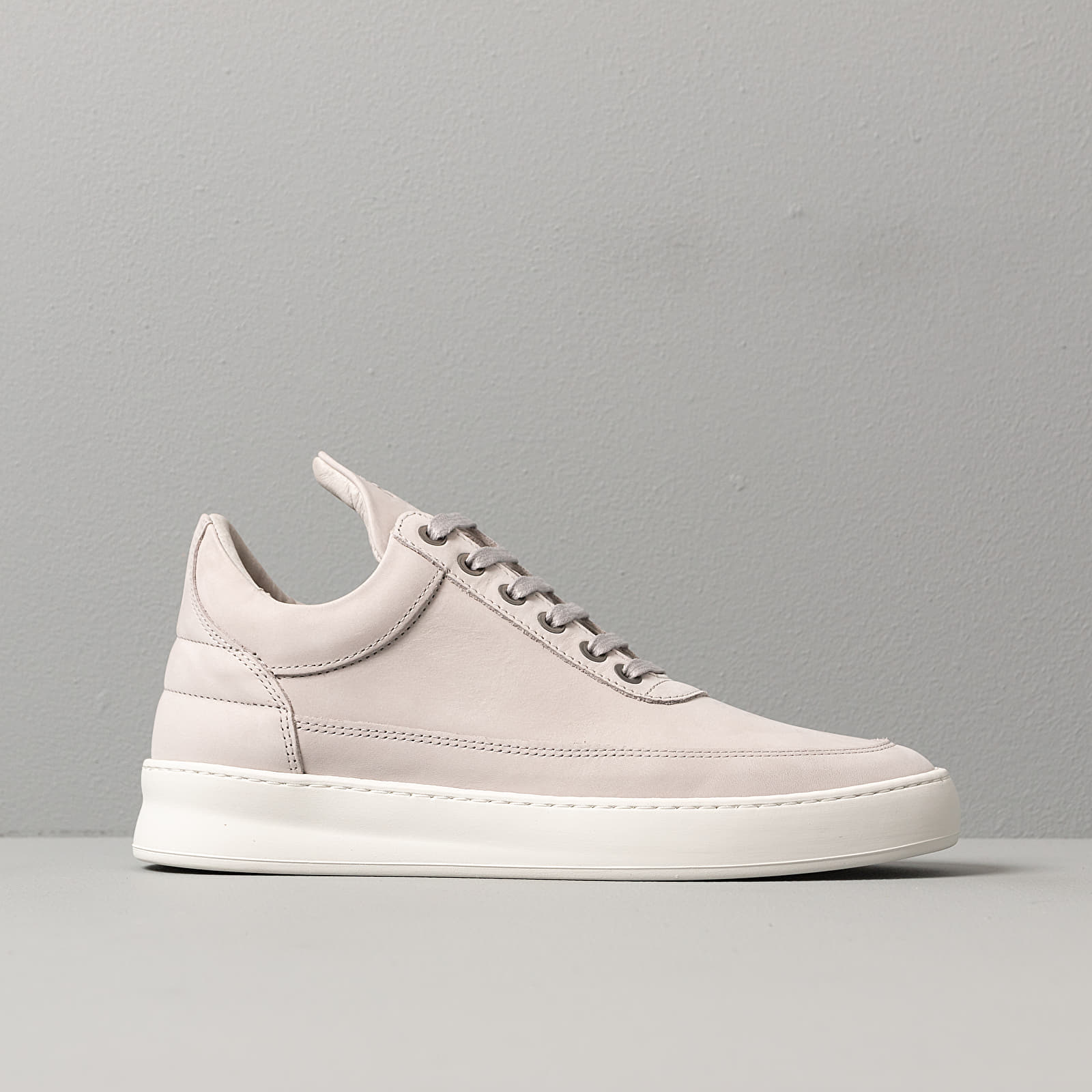 Herren Sneaker und Schuhe Filling Pieces Low Top Plain Lane Nubuck Grey