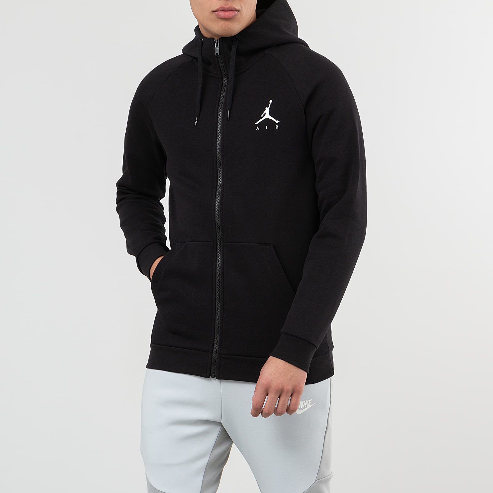 Hoodies and sweatshirts Jordan Jumpman Fleece Fullzip Hoodie Black
