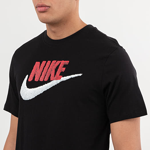 White red and sales black nike shirt