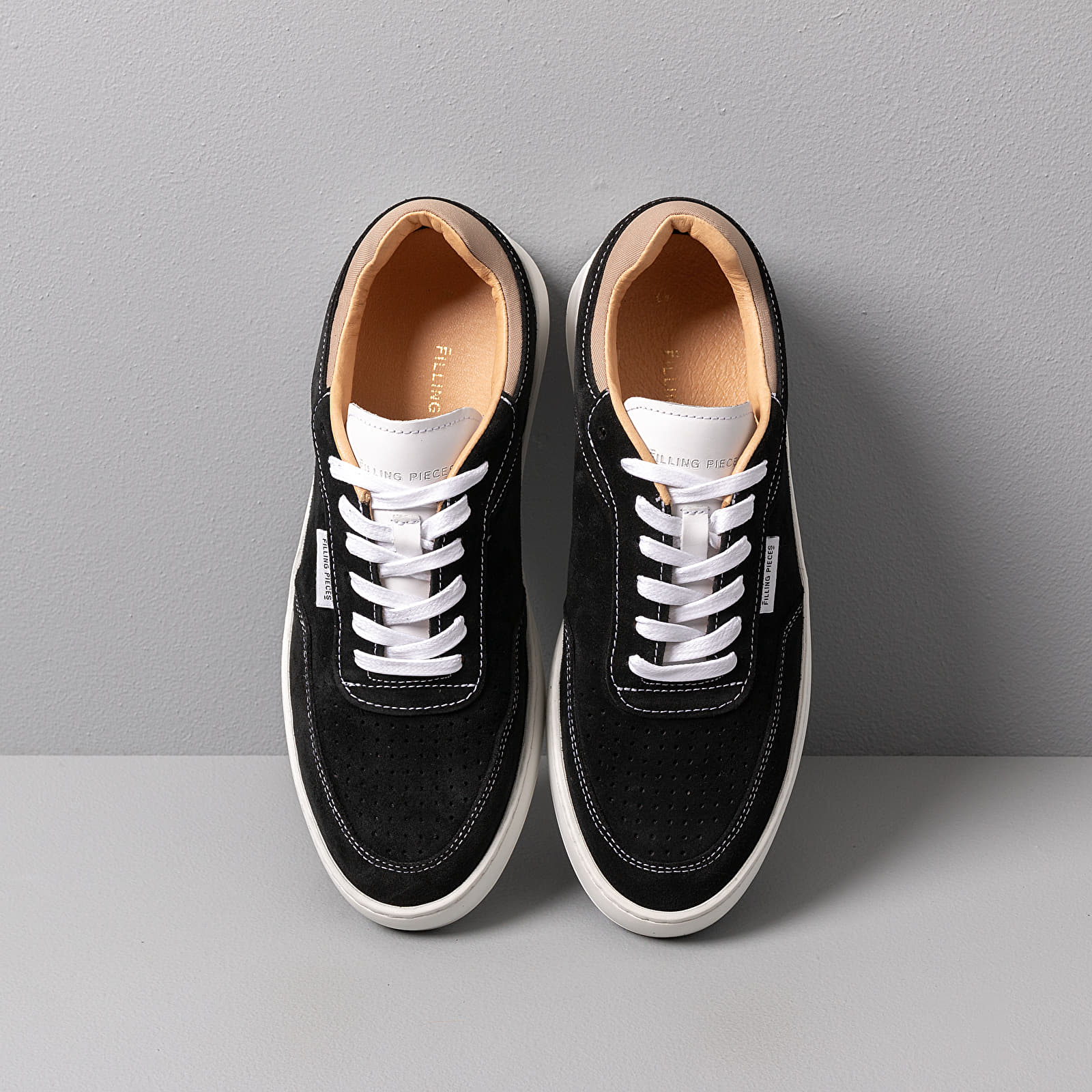 Men's shoes Filling Pieces Spate Plain Phase Black