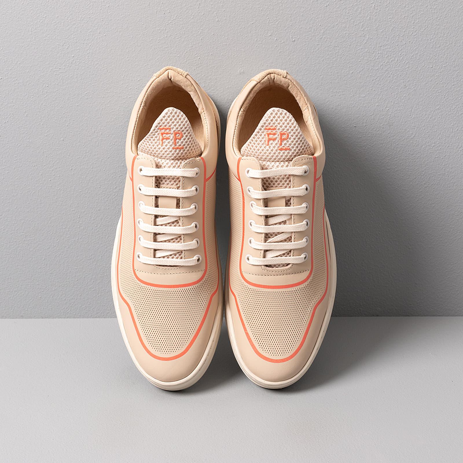 Men's shoes Filling Pieces Low Top Ghost Silk Beige/ Orange