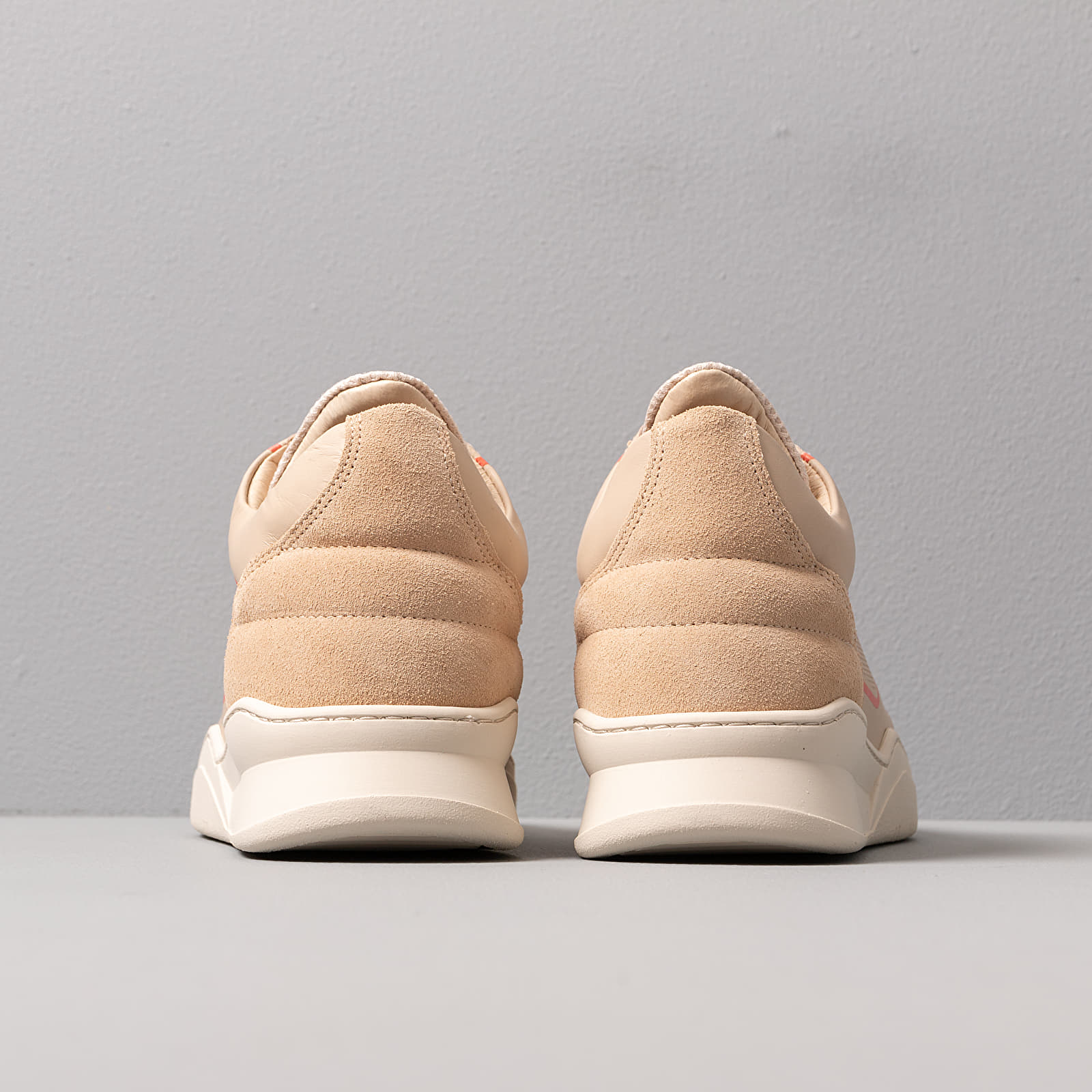 Men's shoes Filling Pieces Low Top Ghost Silk Beige/ Orange