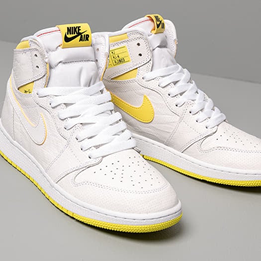 Jordan 1 white dynamic yellow new arrivals