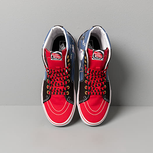 Vans x disney red spot sliders hotsell