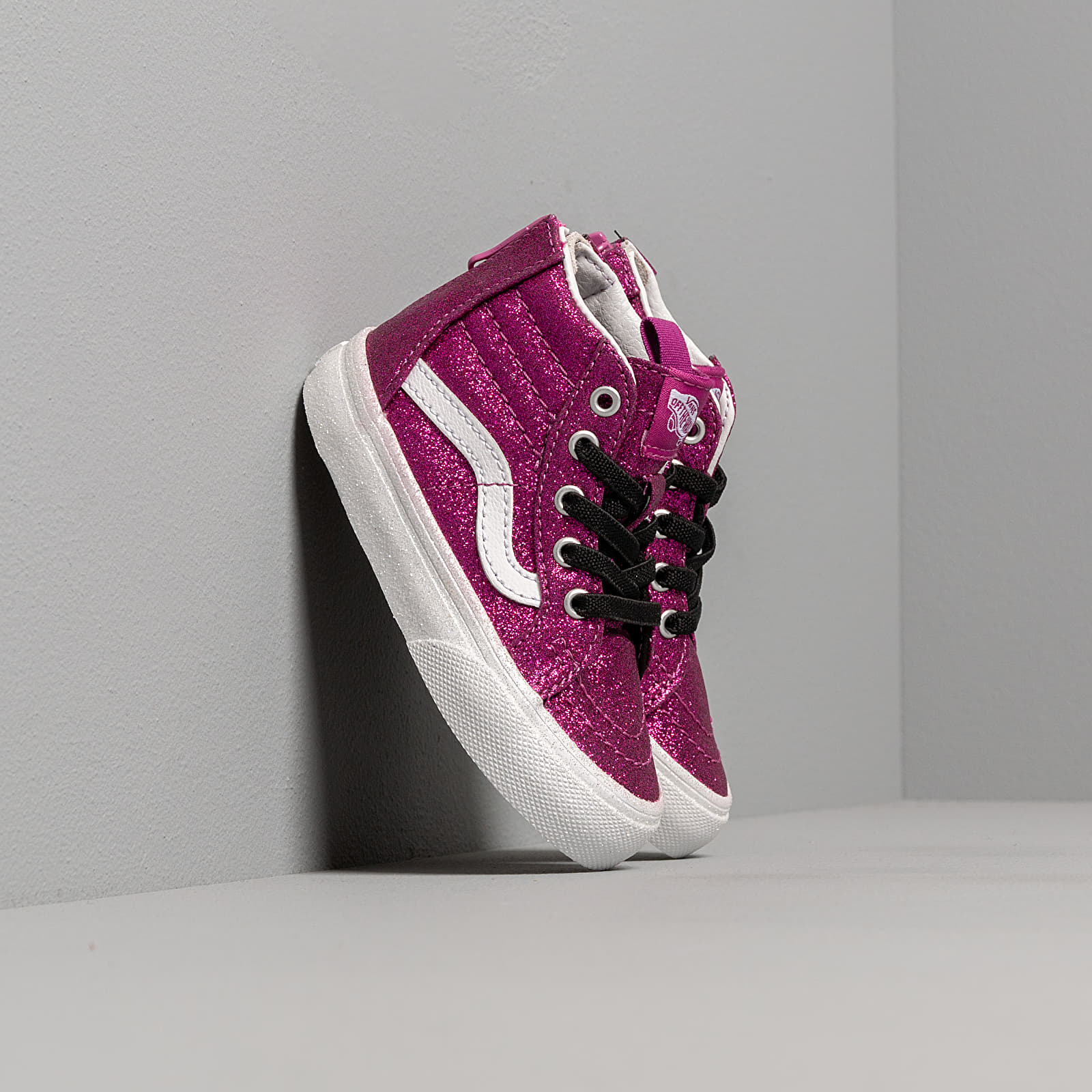Vans sk8 store hi zip glitter