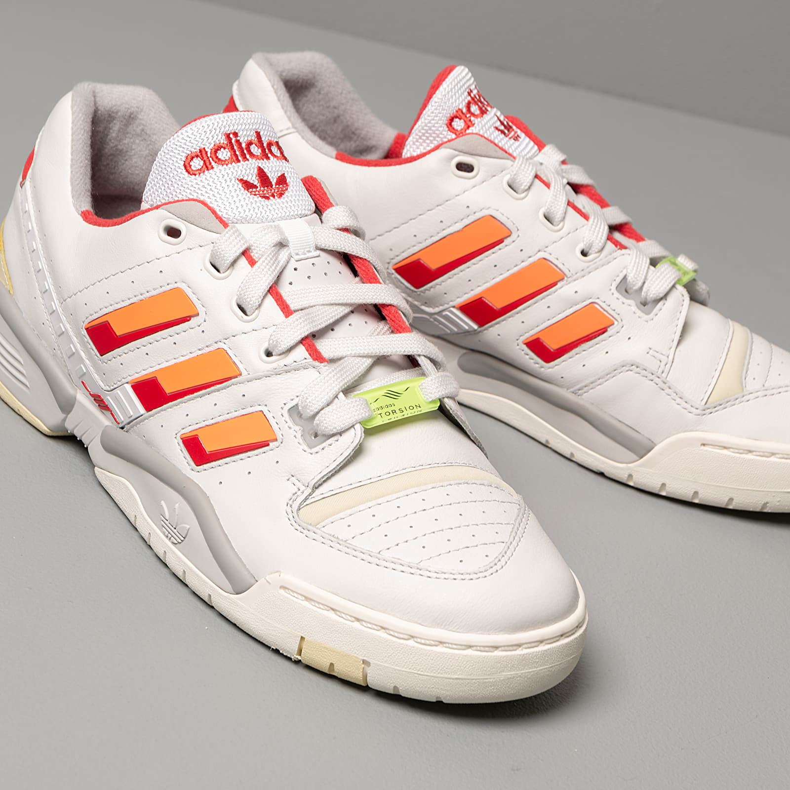 Men s shoes adidas Torsion Comp Crystal White Signature Coral