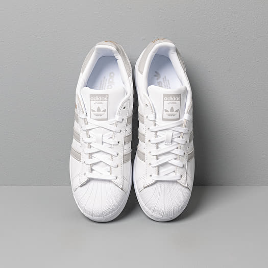 Adidas originals superstar 2 white silver womens trainers cheap