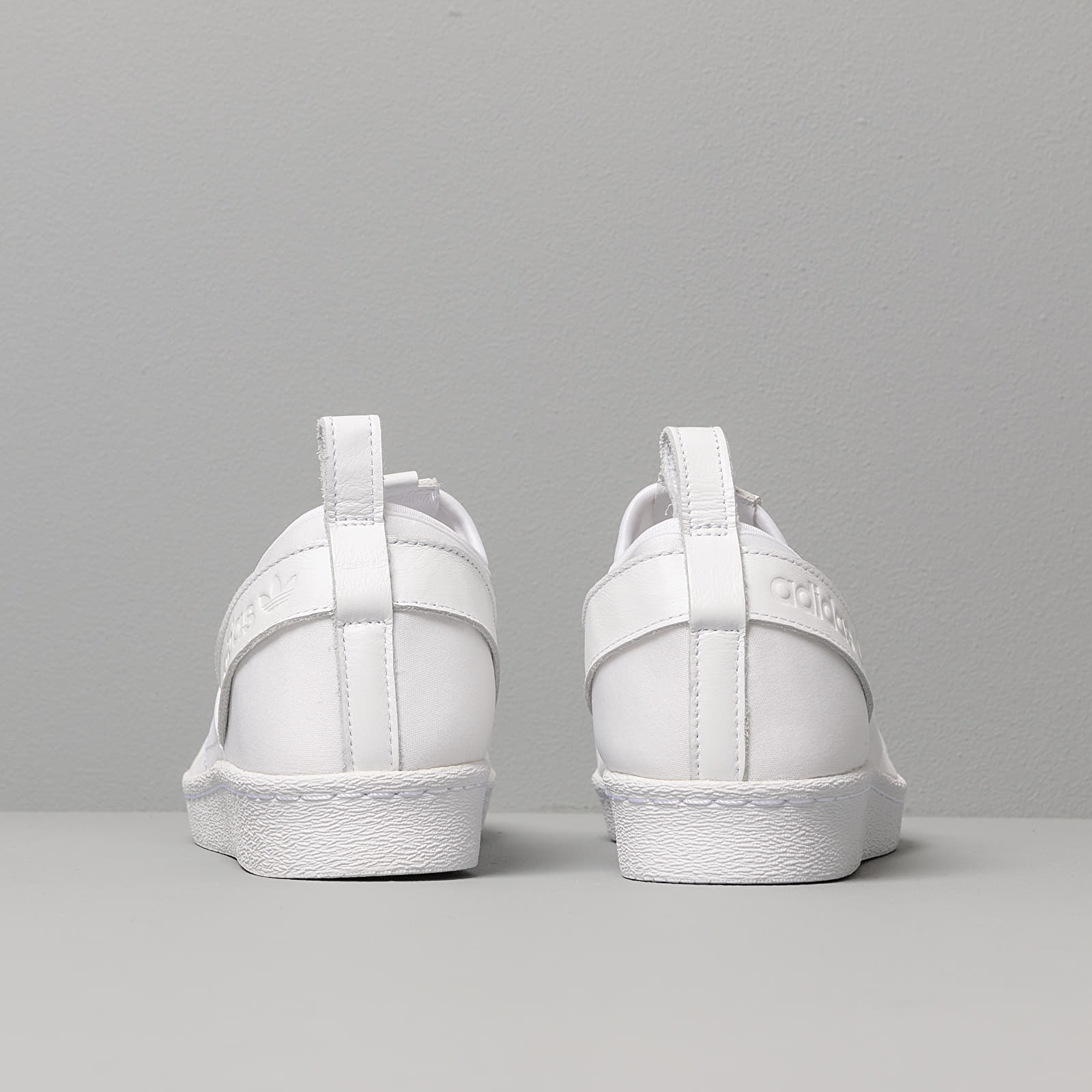 Adidas superstar slip on deals homme blanche