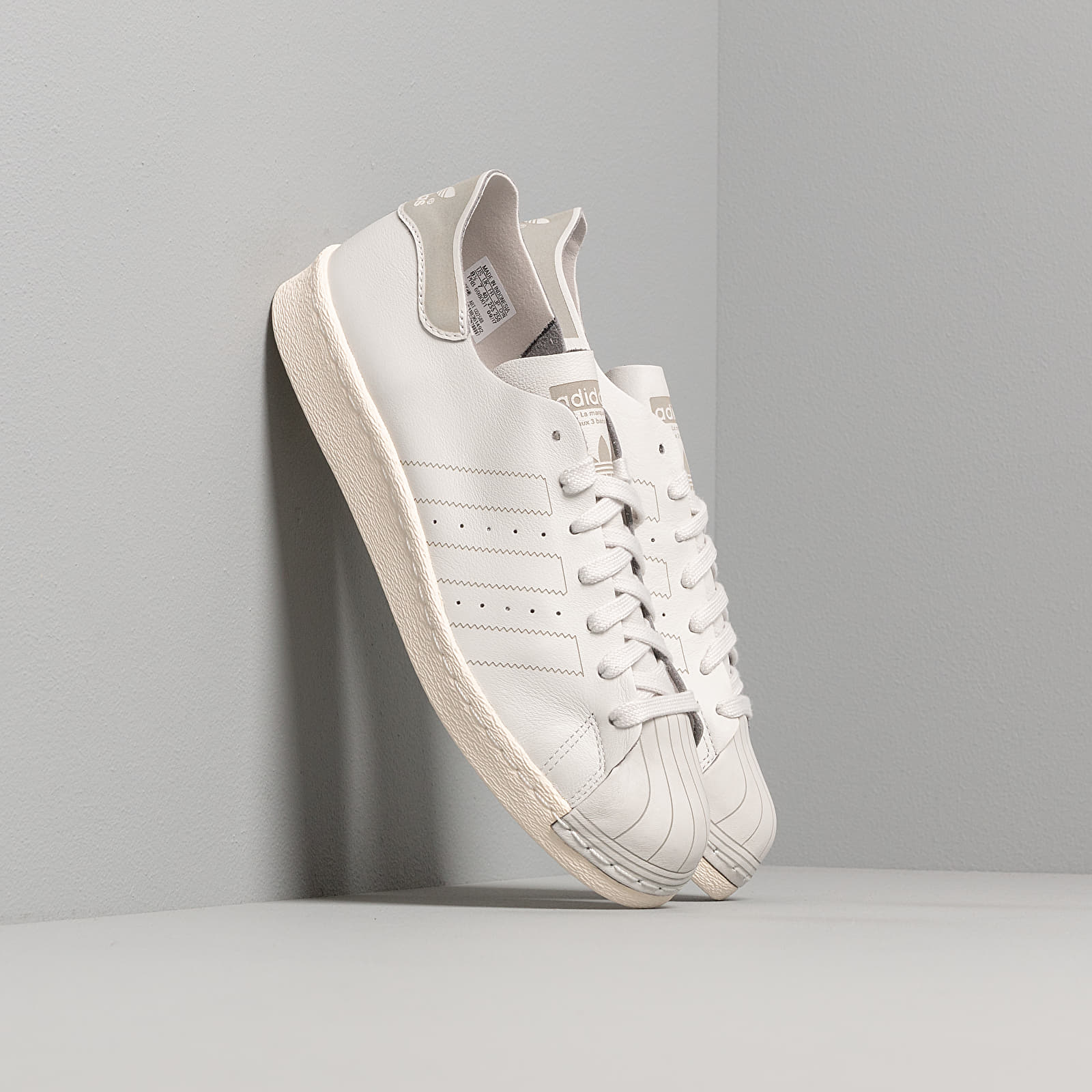 Dámske topánky a tenisky adidas Superstar 80s Decon W Grey One/ Grey One/ Off White