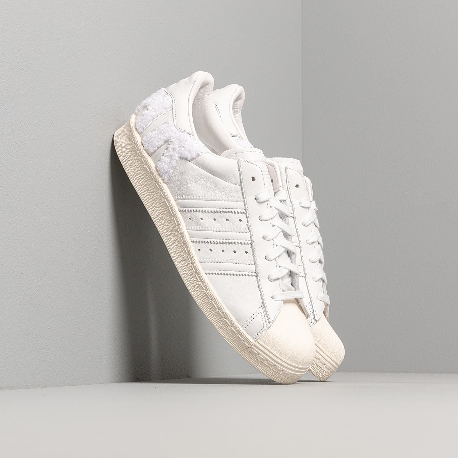 Chaussures et baskets homme adidas Superstar 80s Crystal White/ Crystal White/ Off White