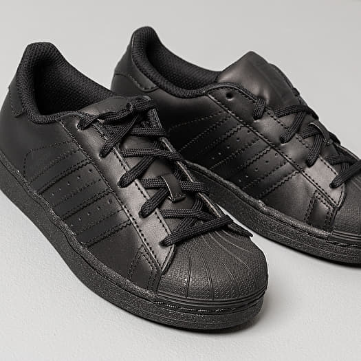 Kids' sneakers and shoes adidas Superstar C Core Black/ Core Black/ Core  Black (BA8381) | Footshop