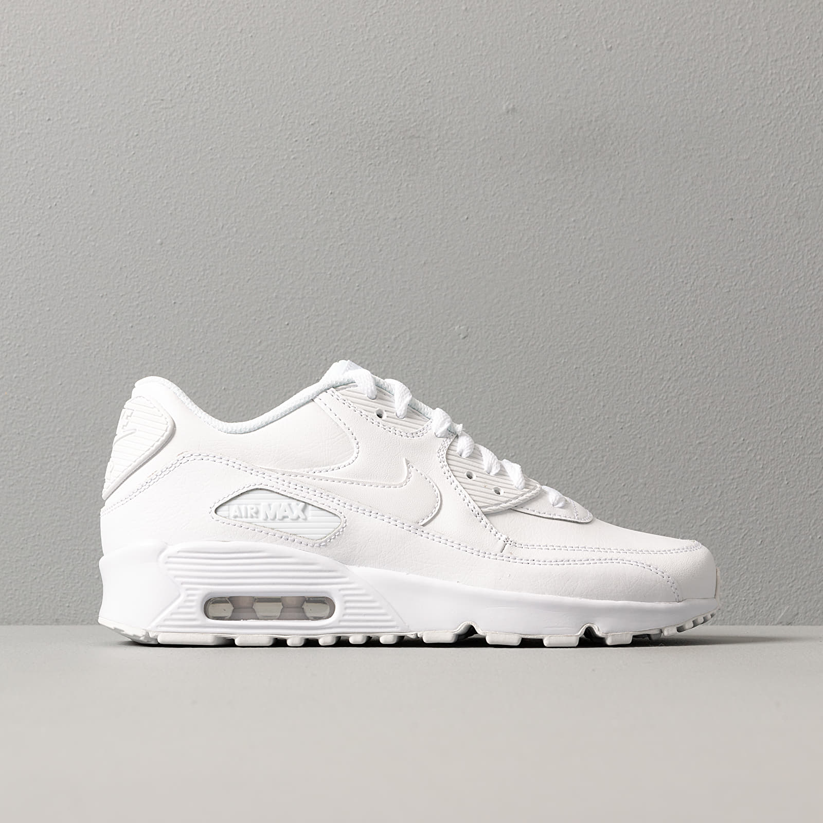 Детски маратонки и обувки Nike Air Max 90 Leather (GS) White/ White