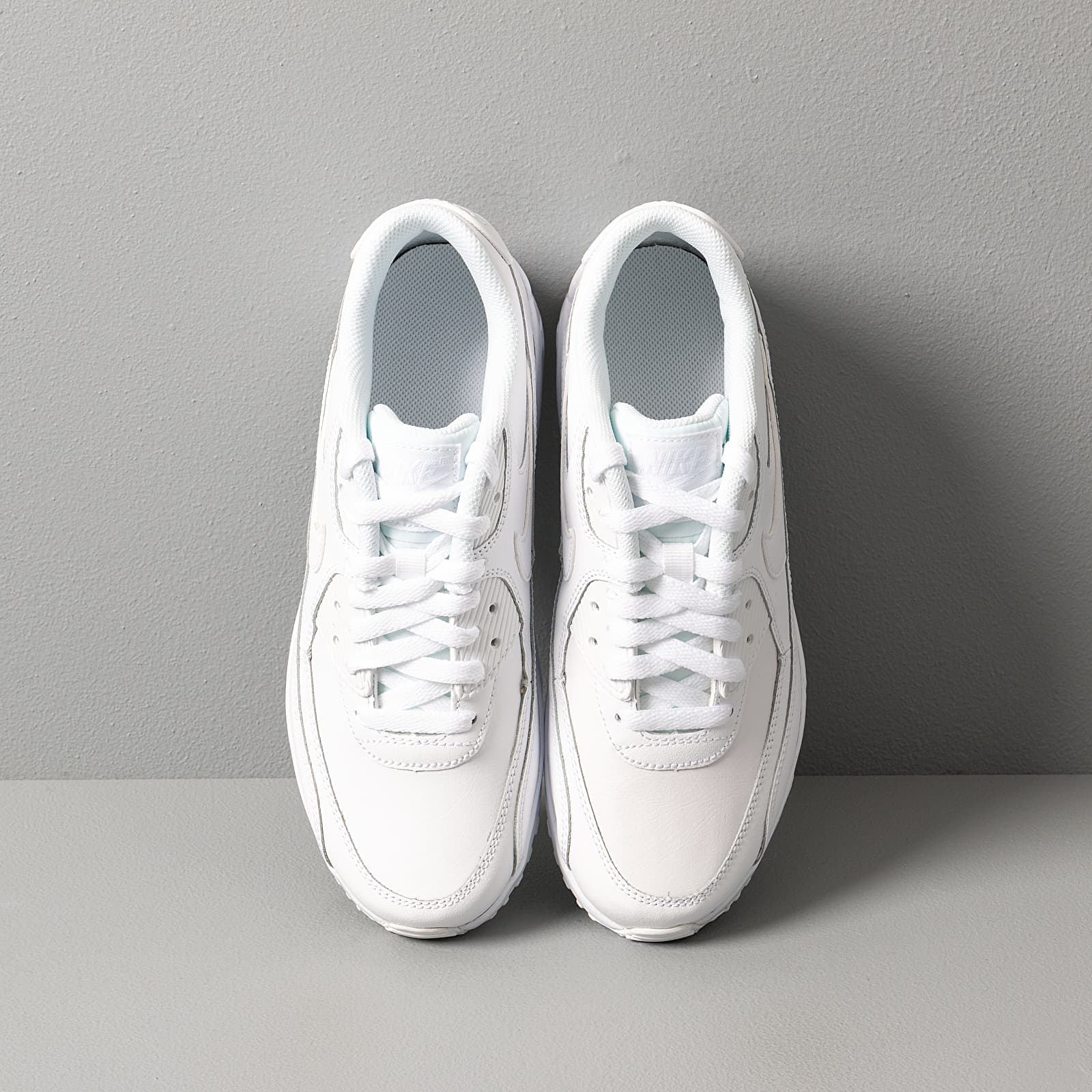 Детски маратонки и обувки Nike Air Max 90 Leather (GS) White/ White