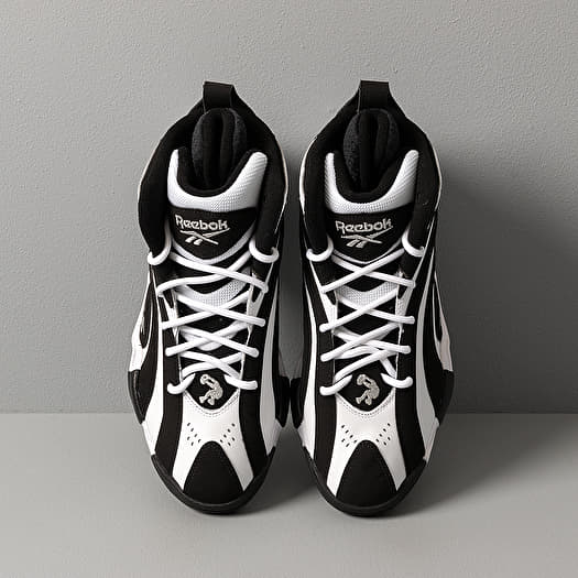 Reebok shaqnosis black and white discount
