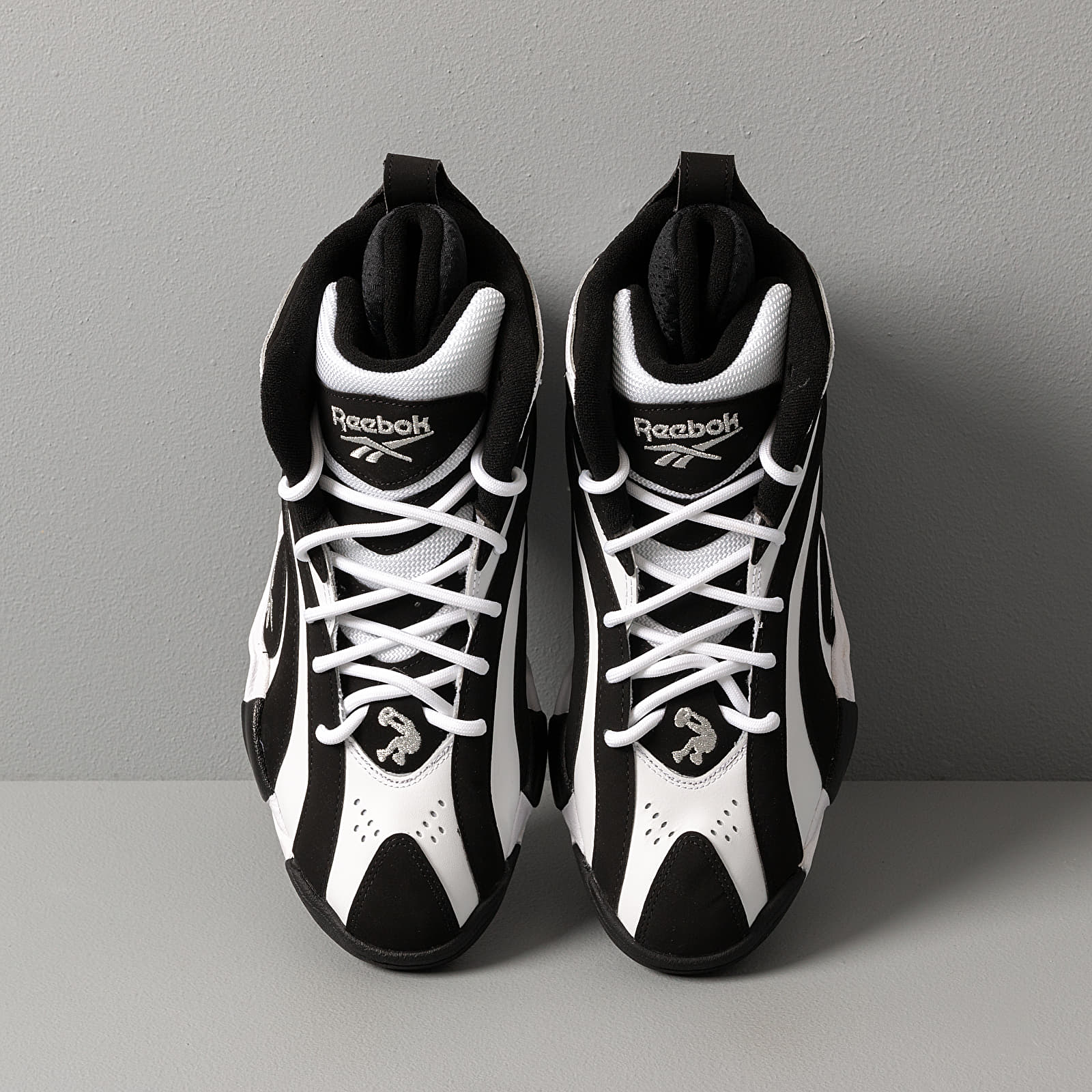 Herenschoenen Reebok Shaqnosis Black White Silver Metalic Footshop